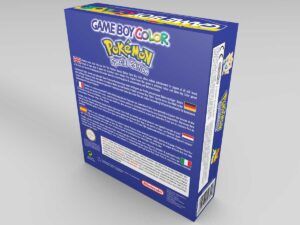 Caja consola Game Boy Color Pokemon, caja Game Boy Color Pokemon