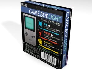 Caja consola Game Boy Light Silver, caja Game Boy Light Silver