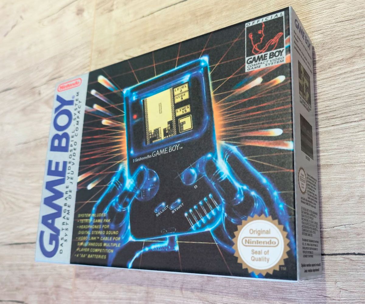 Caja consola Game boy tetris pack