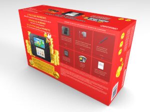 Caja consola Nintendo 2DS Super Mario Bros Negra y Azul, caja 2DS Super Mario Bros Negra y Azul