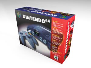 Caja consola Nintendo 64 EUR, caja N64 EUR