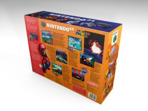 Caja consola Nintendo 64 EUR, caja N64 EUR