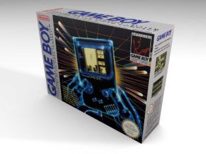 Caja consola Nintendo Game Boy Tetris Pack DE/FR, caja Game Boy Tetris Pack DE/FR