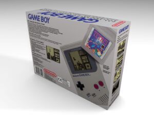 Caja consola Nintendo Game Boy Tetris Pack DE/FR, caja Game Boy Tetris Pack DE/FR