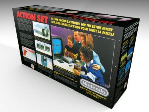 Caja consola Nintendo NES Fra, caja vacía NES Fra