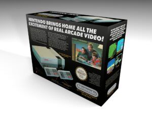 Caja consola Nintendo NES Hol, Caja consola Nintendo NES NL