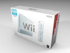 Caja consola Nintendo Wii blanca, caja vacía Wii blanca