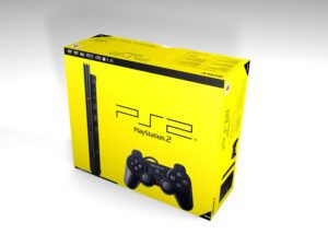 Caja consola Sony PlayStation 2, Caja consola PlayStation 2 Slim