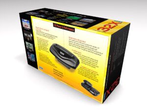 Caja consola Sega Genesis 32X, caja vacía Genesis 32X