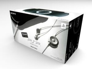 Caja consola Sony PSP Value Pack, caja PSP Value Pack