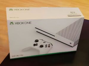 Caja consola Xbox One S blanca, caja vacía Xbox One S blanca