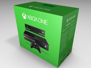 Caja consola Xbox One, caja vacía Xbox One
