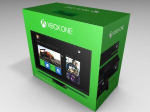 Caja consola Xbox One, caja vacía Xbox One