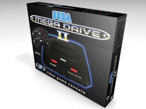 Caja consola Mega Drive 2, caja vacía Mega Drive 2