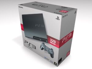 Caja consola PlayStation 3 Slim 320gb, caja vacía PS3 Slim 320gb