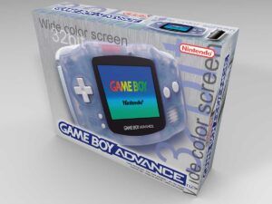 Caja consola Nintendo Game Boy Advance Transparente, caja Game Boy Advance Transparente