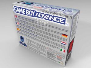 Caja consola Nintendo Game Boy Advance Transparente, caja Game Boy Advance Transparente