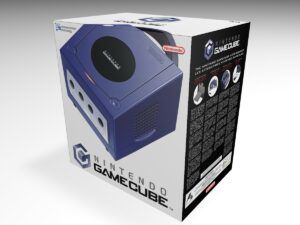 Caja consola Nintendo GameCube Azul, Caja consola GameCube Azul