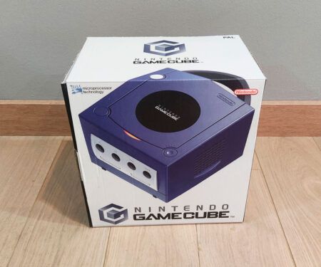 Caja consola Nintendo GameCube Azul, Caja consola GameCube Azul