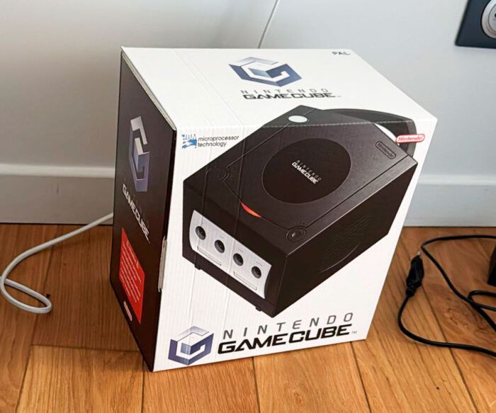 Caja consola Nintendo GameCube Negra, Caja consola GameCube Negra