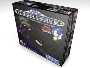 Caja consola Mega Drive 1, caja vacía Mega Drive 1