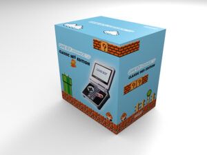 Caja consola Nintendo Game Boy Advance SP NES Edition, caja Game Boy Advance SP NES Edition