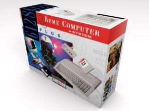 Caja consola Amstrad 6128 Plus, caja vacía Amstrad 6128 Plus