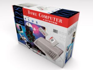 Caja consola Amstrad 6128 Plus, caja vacía Amstrad 6128 Plus