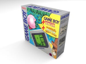 Caja consola Game Boy Tetris Kirby, caja Game Boy Tetris Kirby