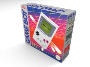 Caja consola Game Boy, caja Game Boy Clásica