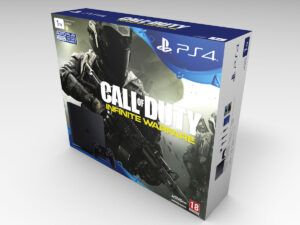 Caja consola Sony PS4 Call of Duty, caja vacía PS4 Call of Duty
