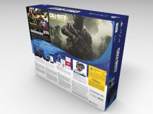 Caja consola Sony PS4 Call of Duty, caja vacía PS4 Call of Duty
