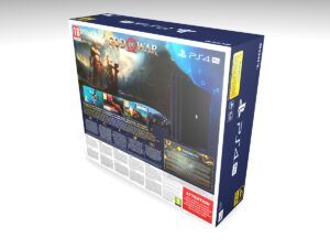 Caja consola Sony PS4 Pro, caja vacía PS4 Pro