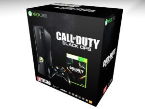 Caja consola Xbox 360 Call of Duty, caja Xbox 360 Call of Duty