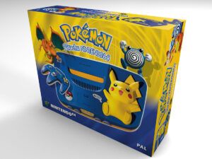 Caja consola Nintendo 64 Pokémon, caja N64 Pokemon