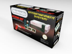Caja consola Nintendo NES Es, caja NES Es