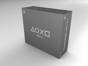 Caja consola Sony PS One, caja vacía PS One