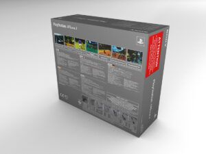 Caja consola Sony PS One, caja vacía PS One