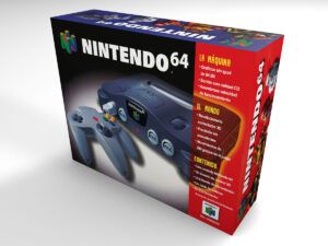 Caja consola Nintendo 64 ES, caja N64 ES