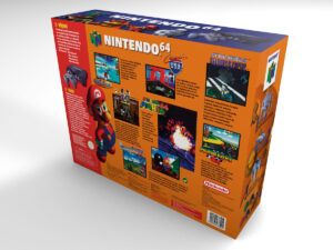 Caja consola Nintendo 64 ES, caja N64 ES