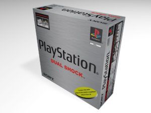 Caja consola PlayStation 1 7502c, caja vacía PS1 7502c