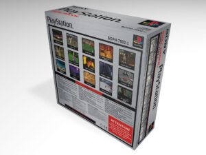 Caja consola PlayStation 1 7502c, caja vacía PS1 7502c