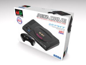 Caja consola Sega Mega Drive 1 Asiatica, caja Mega Drive 1 Asiatica