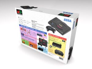 Caja consola Sega Mega Drive 1 Asiatica, caja Mega Drive 1 Asiatica