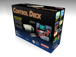 Caja consola Nintendo NES Control Deck, caja NES Control Deck