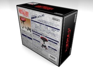 Caja consola Nintendo Virtual Boy, caja vacía Virtual Boy
