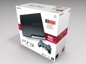 Caja consola PS3 Slim 160GB, caja vacía PS3 Slim 160GB