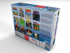 Caja consola Nintendo 64 Clear Blue, caja N64 Clear Blue