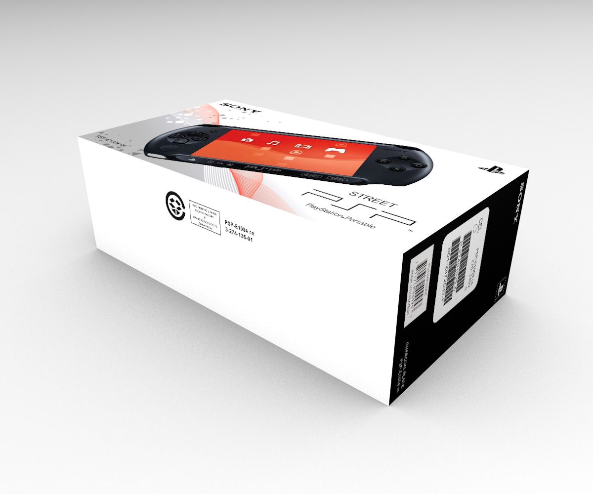 Caja consola PSP Street E1004, caja PSP Street