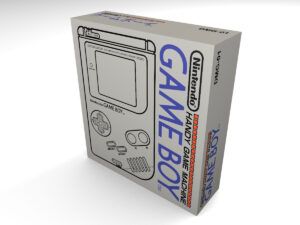 Caja consola Game Boy Japonesa, caja Game Boy Japonesa
